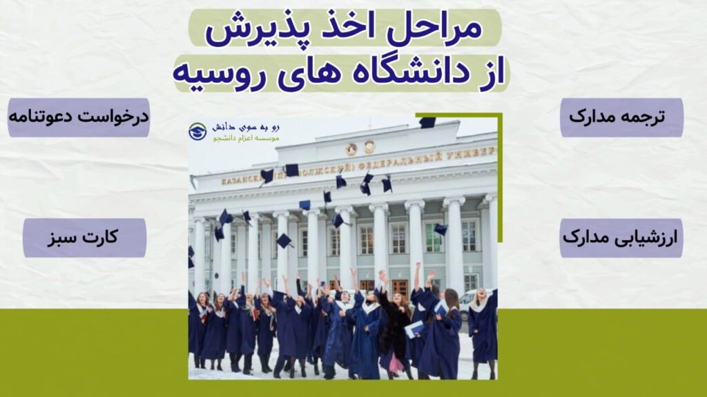 پذیرش دانشگاه های روسیه